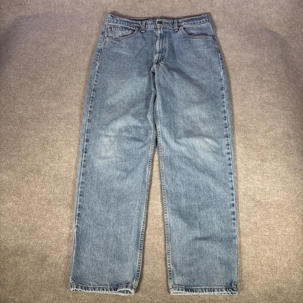 Vintage Levis 550 Jeans Mens‎ 34x32 (Tag 36x32) Relaxed Tapered Blue Denim 90s